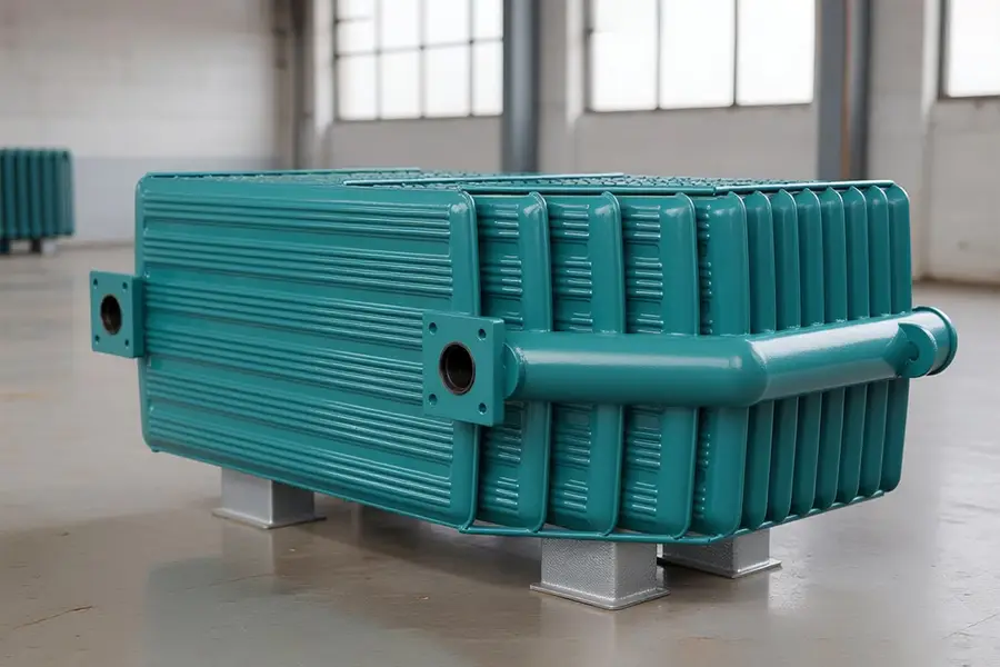 Radiator with Graded Elements